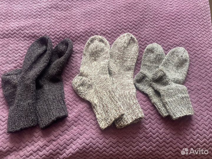 Носки вязаные