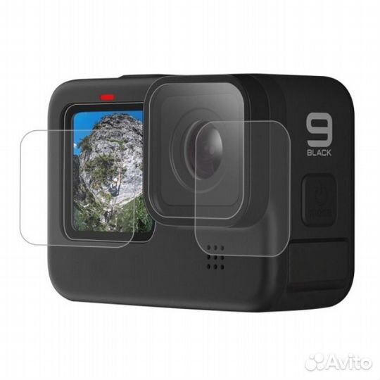 Защитные стекла для экранов и линзы GoPro 9/10/11