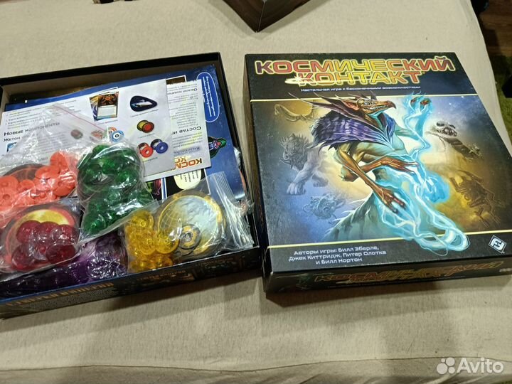 Космический контакт настольная игра + 2 допа