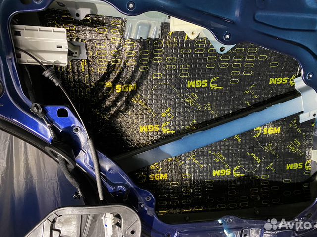 Шумоизоляция дверей автомобиля