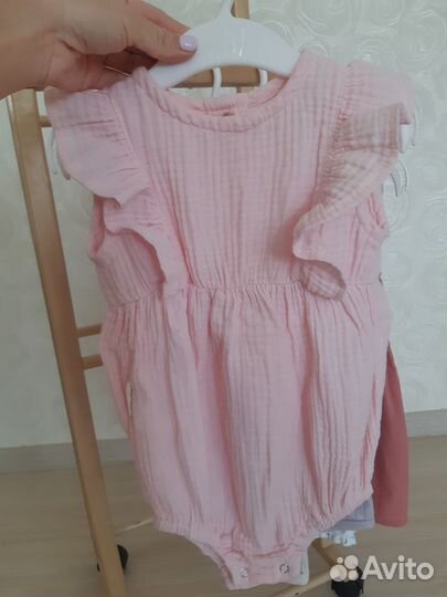 Летние вещи на девочку h&m c&a 80