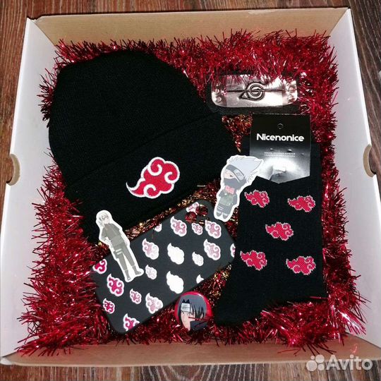 Подарочный набор Акацуки (Akatsuki) Наруто