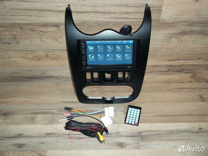 Магнитола 2DIN LADA Largus с камерой заднего вида