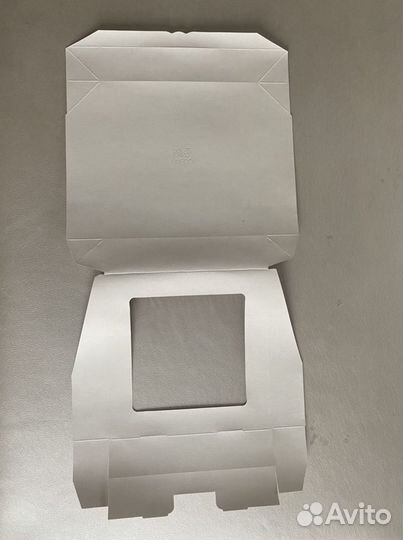 Крафт коробки с окошком