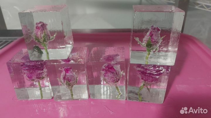 Лед для баров с цветами 15184 гр