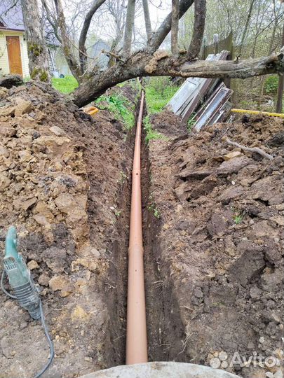 Траншея дренаж