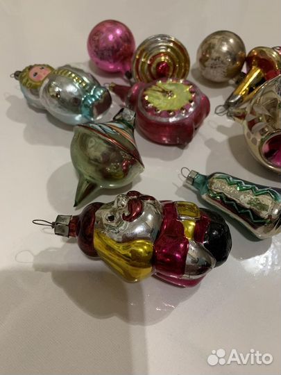 Антиквариат елочные игрушки СССР