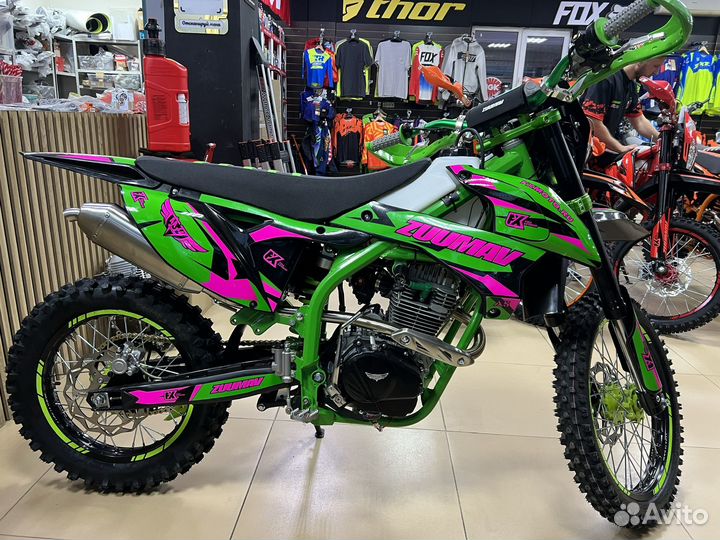 Мотоцикл эндуро Zuumav A5 250 19/16 green