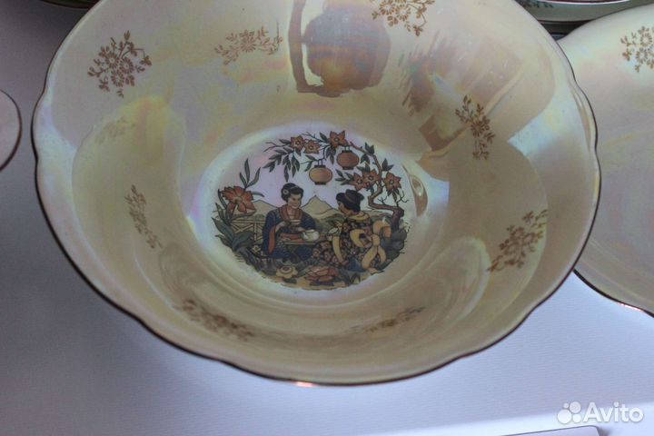 Столовый сервиз гдр Японские гейши на 6 персон