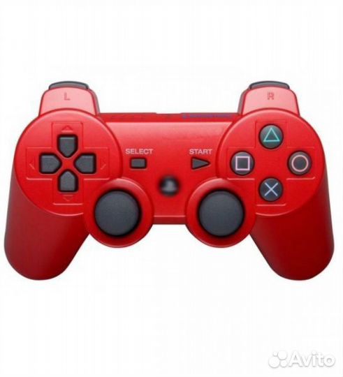 Геймпад новый Playstation 3 беспроводной красный