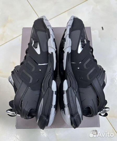 Кроссовки Balenciaga Track Sneaker Black Silver