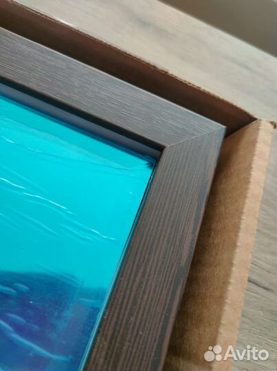 Зеркало 62х83 см в деревянной раме с подсветкой