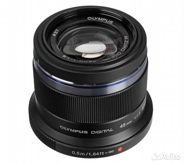 Объектив Olympus M.Zuiko Digital 45mm f/1.8, черны