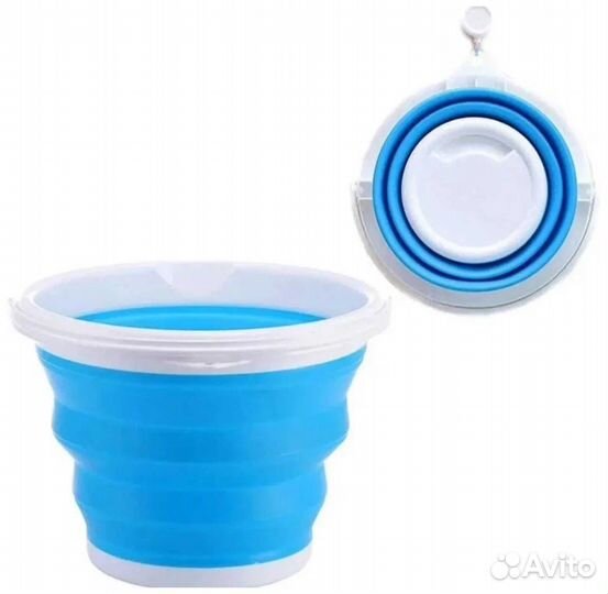 Ведро складное, 10 л. силиконовое ведро