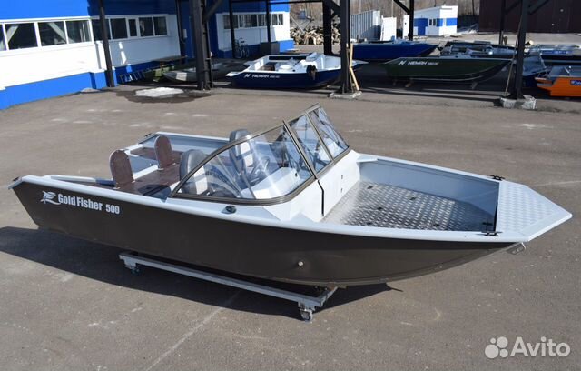 Новая лодка алюминиевая Gold Fisher 500 DCM Fish