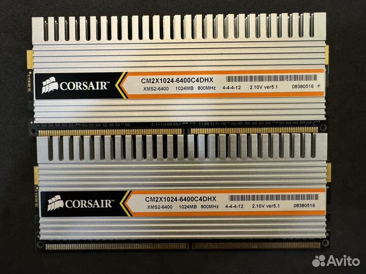 Corsair DDR2 1024MB 800MHz Оперативная память