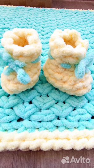 Плед на выписку для новорожденного новые