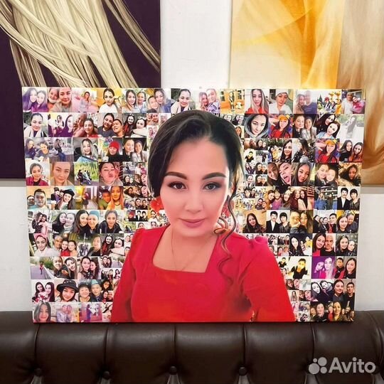 Портрет по фото на холсте