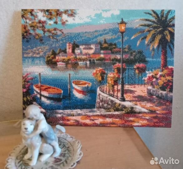 Алмазная мозаика,Солнечная набережная