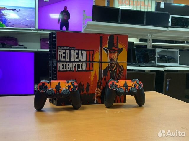 Игровая приставка Sony PlayStation 4 2 джостика