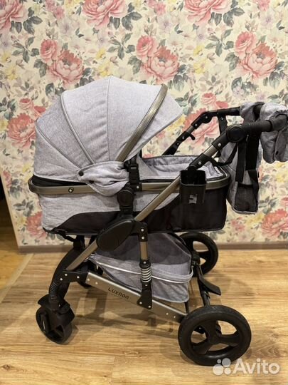 Коляска luxmom 555 3в1