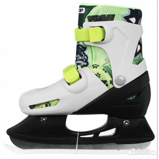Коньки детские раздвижные 2в1, размер 26-29