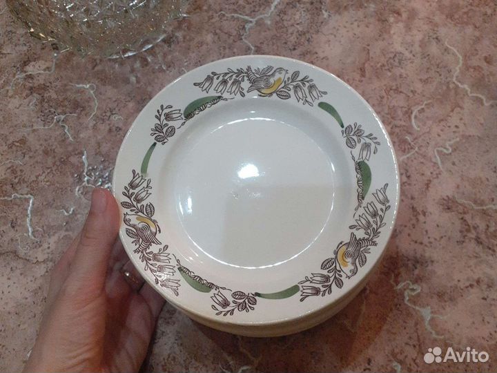 Тарелки плоские и суповые