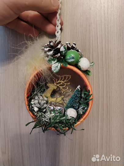 Новогодняя поделка в сад или школу