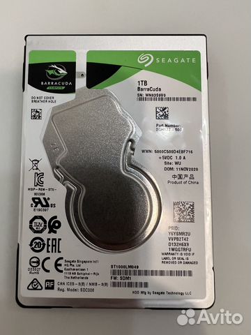 Жесткий диск Seagate 2,5 1TB SATA st1000lm049