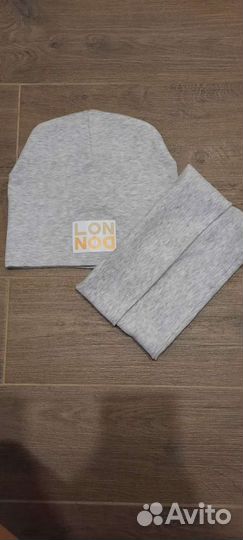 Комплект шапка и снуд