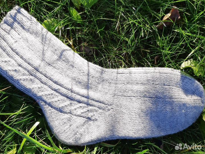 Шерстяные носки ручной работы