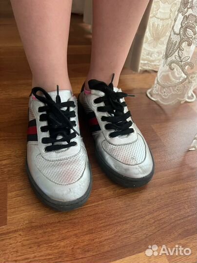 Кроссовки кеды Gucci 32