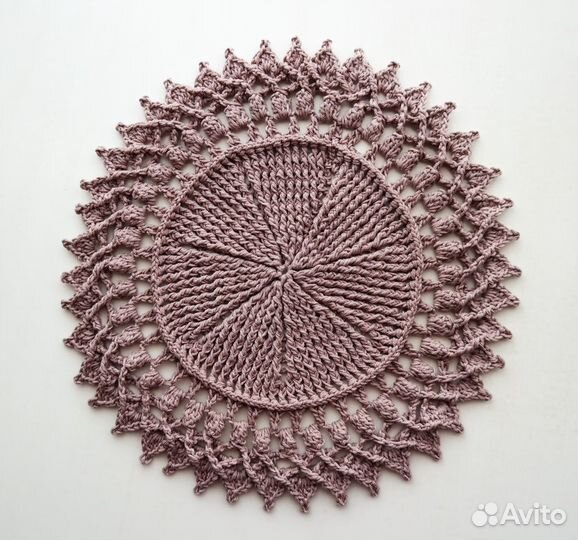 Салфетки сервировочные вязаные ручная работа