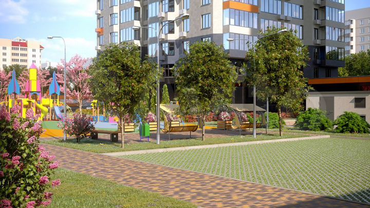 1-к. квартира, 46,6 м², 4/23 эт.