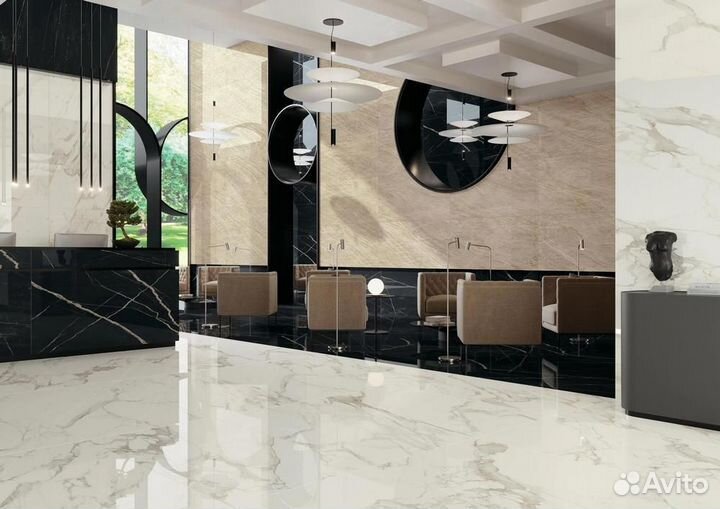 Atlas C. Russia empire Calacatta Black 120x278