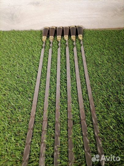 Набор шампуров без чехла - Разные звери плоское ле