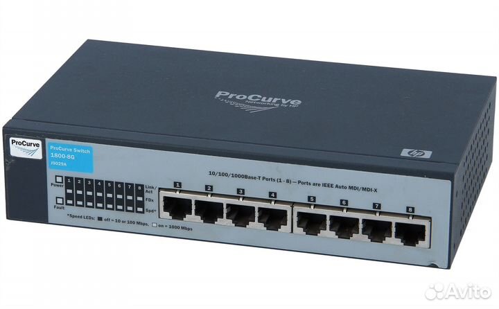 Коммутатор hp procurve switch 1800-8g j9029a