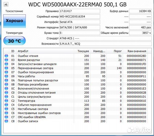 Жесткие диски 500 Гб