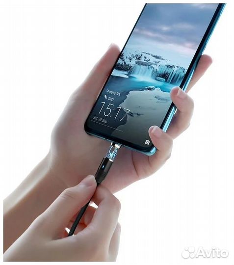 Кабель USB - Type-C hoco U76, 1.2м, круглый, 3.0A