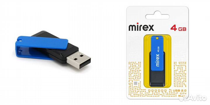 Usb флешки Mirex 4 гб 10 штук