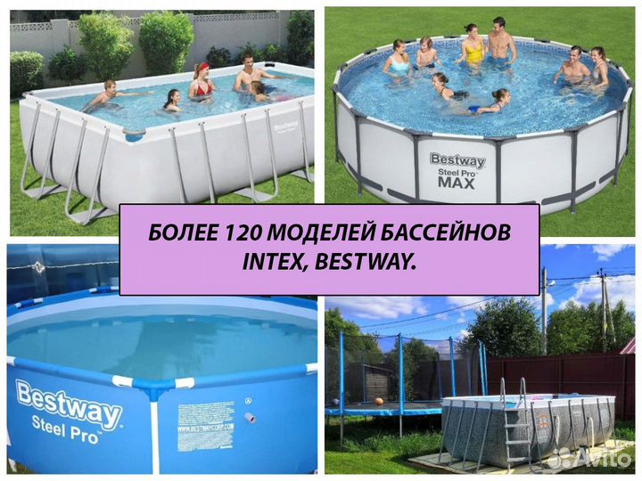 Бассейн каркасный Интекс