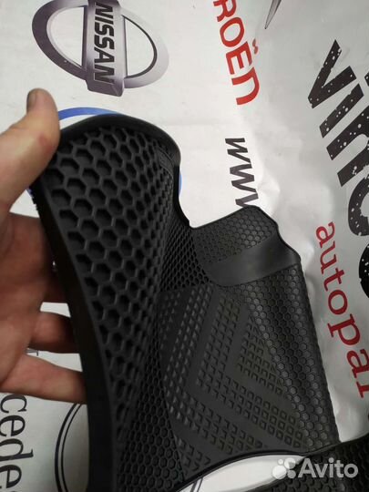 Коврики в салон резиновые евроборт соты Accent