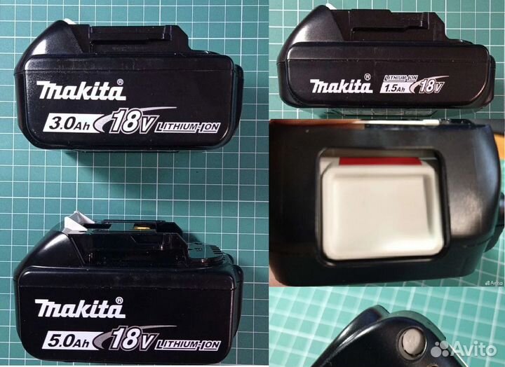 Makita акб 1.5Ач - 2 шт