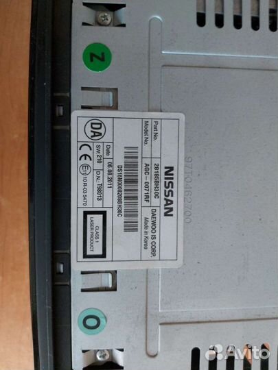 Штатная магнитола для Nissan