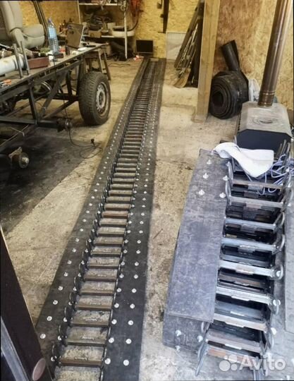 Транспортерная лента на гусеничные болотоходы