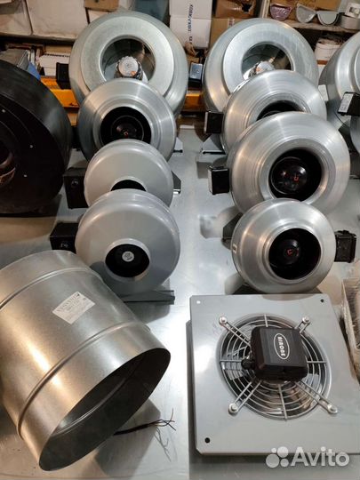 Канальный вентилятор 200 / вентилятор вытяжной