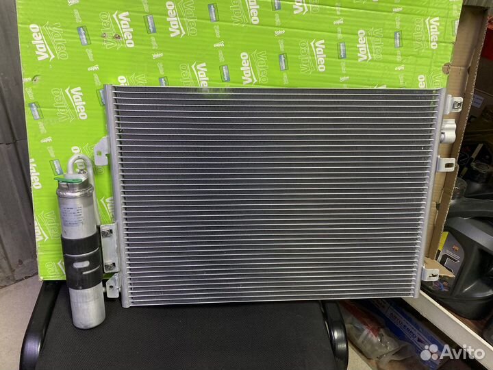 Радиатор кондиционера renault logan
