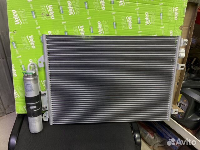 Радиатор кондиционера renault logan