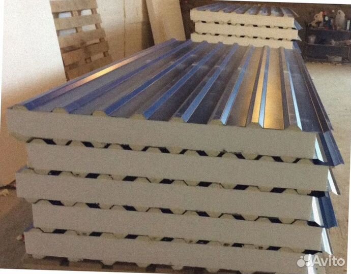 Сэндвич панели (кровельные) PIR от 200 м2