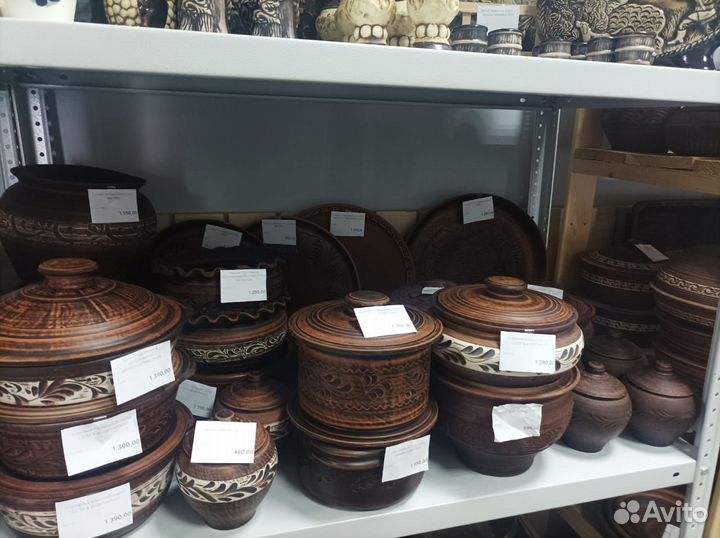 Чайник Травник глиняный